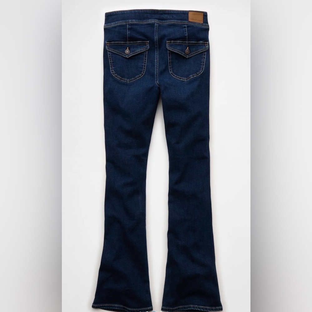 American Eagle Next Level Low-Rise Kick Bootcut Jeans - Picture 4 of 9